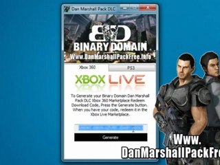Binary Domain Dan Marshall Pack DLC Free Xbox 360 - PS3