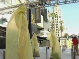 Oscar statues find a home on the red carpet