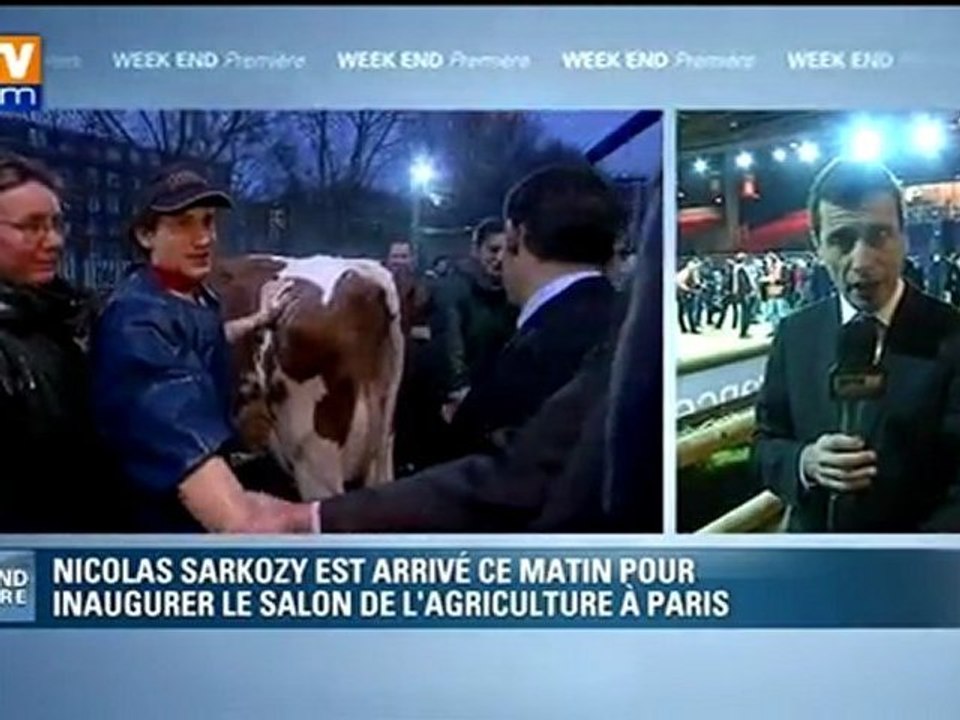 Nicolas Sarkozy inaugure le Salon de l’Agriculture