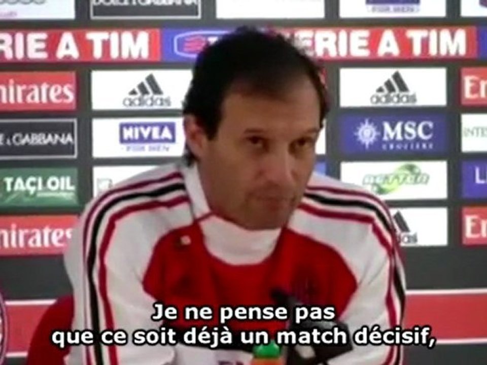 Allegri s'attend à un match difficile face à la Juve