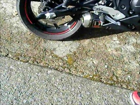 ER-6f - Pot d'échappement Devil Runner Carbone (avec chicane)