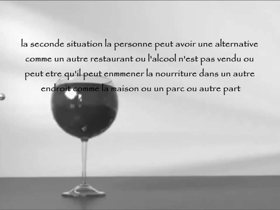 manger où l'on sert du vin - cheikh al jabiri