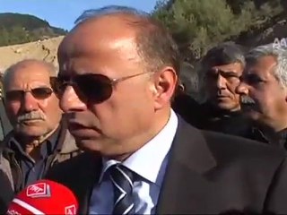 Kozan'da baraj kapağı patladı