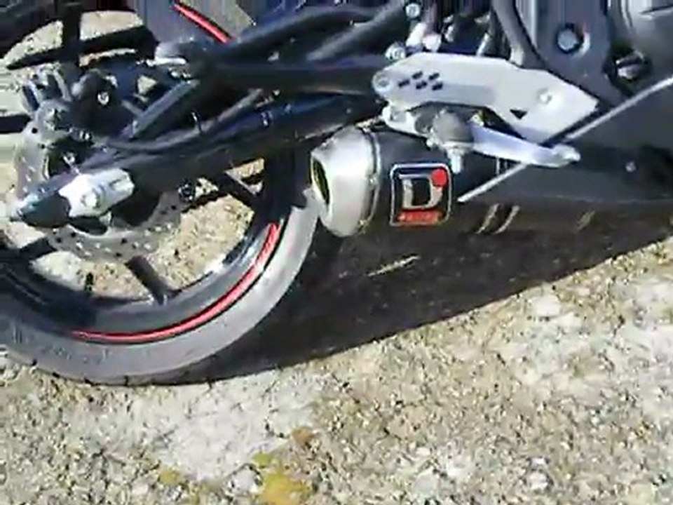 ER-6f - Pot d'échappement Devil Runner Carbone (sans chicane)