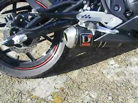 ER-6f - Pot d'échappement Devil Runner Carbone (sans chicane)