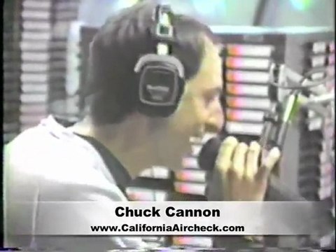 CHUCK CANNON Q106 RADIO KKLQ SAN DIEGO - RADIO VIDEO AIRCHEC