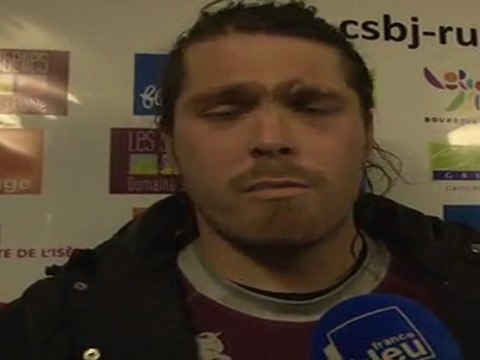 Réaction Wessel Jooste après CSBJ-Oyonnax