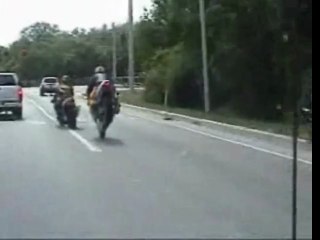Motorbike idiot