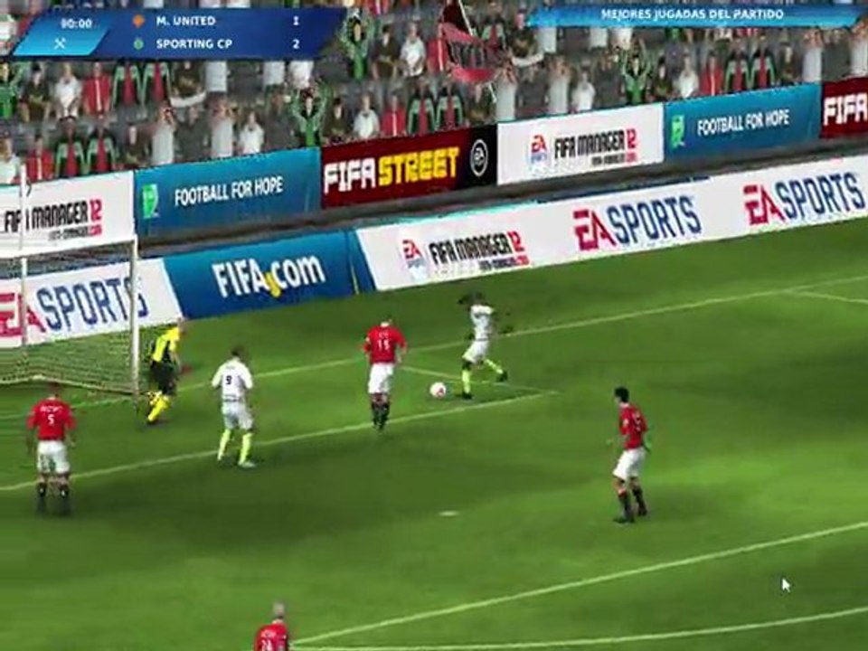 Man Utd 1 - 2 Sporting CP - Golos