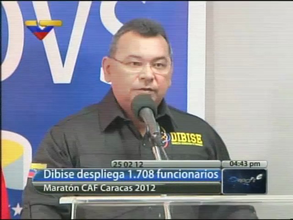 1.708 funcionarios estarán desplegados en Caracas por el Maratón CAF