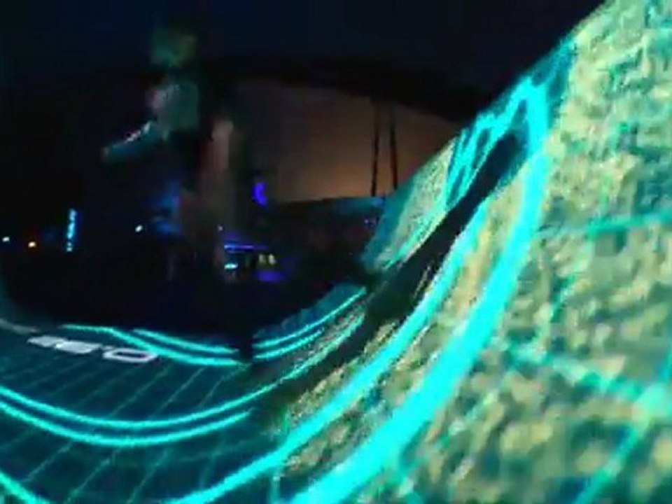 Tron Legacy - Featurette - Interactive Skateboard Ramp