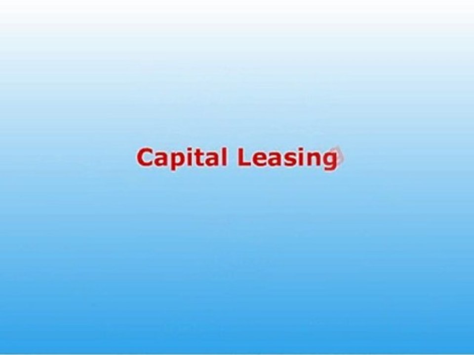 Finance Leasing
