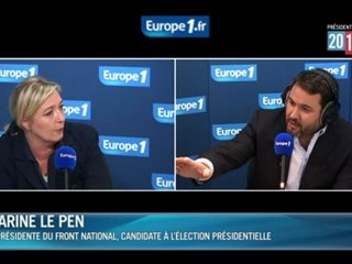 Agression Pulvar/Montebourg: Marine Le Pen condamne