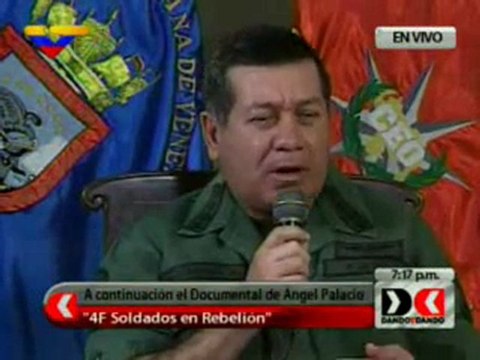 (VIDEO) Rangel Silva La paz prevalece en Venezuela pese a intentos desestabilizadores de la oposición
