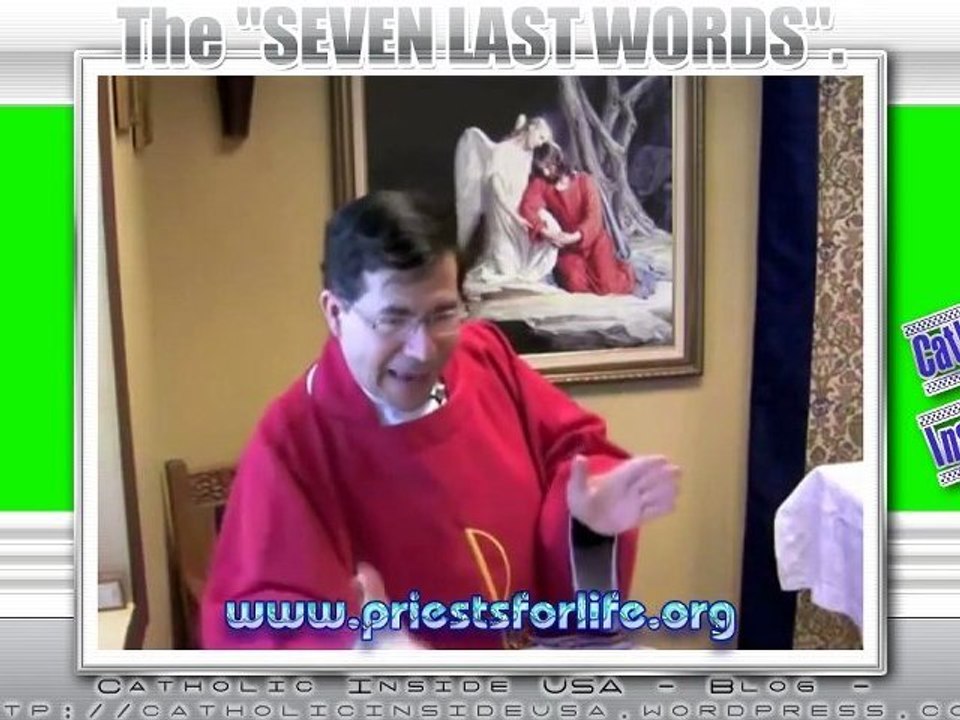 The "SEVEN LAST WORDS". 5th WORD: I thirst. (Part 5 of 7).