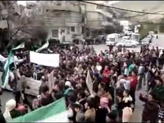فري برس  وادي بردى   جمعة سننتفض لأجلك بابا عمرو  24 2 2012 ج3