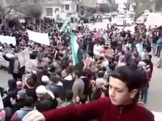 فري برس  وادي بردى   جمعة سننتفض لأجلك بابا عمرو  24 2 2012 ج1