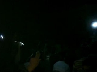 حماه - حميدية - مسائية رغم قطع الكهرباء تندد بموقف...