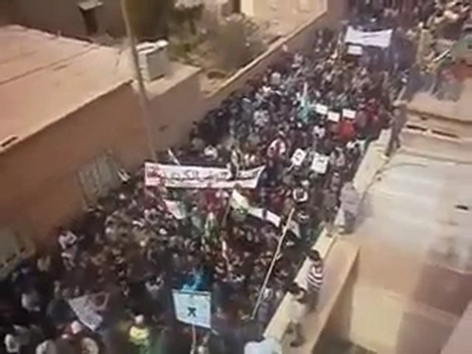 فري برس  عامودا جمعة من اجلك بابا عمرو  24 2 2012