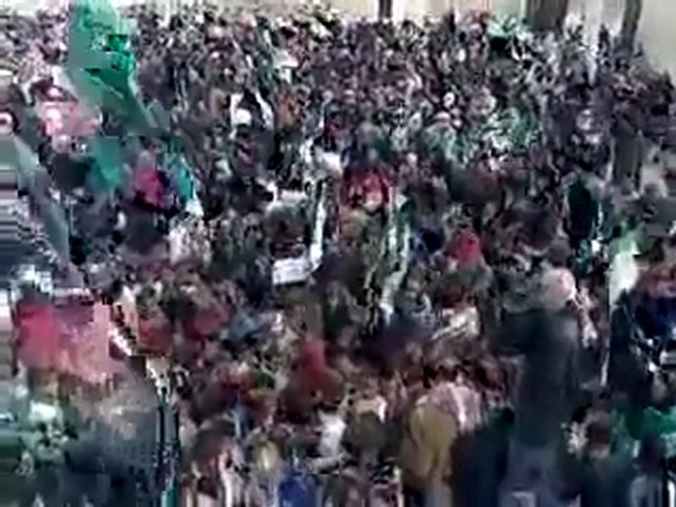 فري برس  دير الزور الشحيل مظاهرة جمعة  لأجلك بابا عمرو   24 2 2012