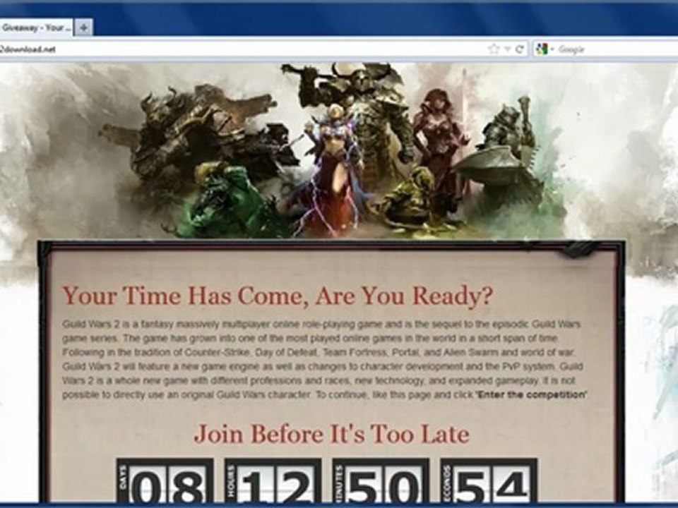 Guild Wars 2 Beta Key