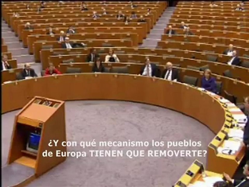 Nigel Farage destruye a Herman Van Rompuy, Presidente de la