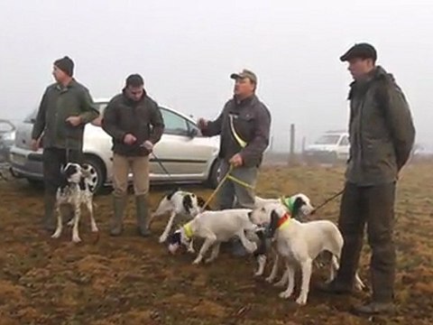 Brevet de chasse sur lievre chez les LALANDES en AVEYRON Mr BENAZET 2eme partie