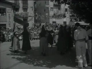 LA BATALLA DE FLORES DE LAREDO EN EL NO-DO 1950