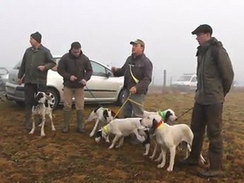 Brevet de chasse sur lievre chez les LALANDES en AVEYRON Mr BENAZET 2eme partie
