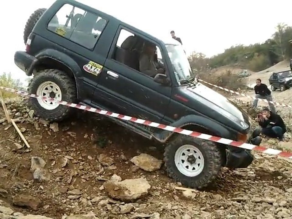 Monique Chaverot Mitsubishi Pajéro V6 Trial Goupil4x4 Montalieu 2011