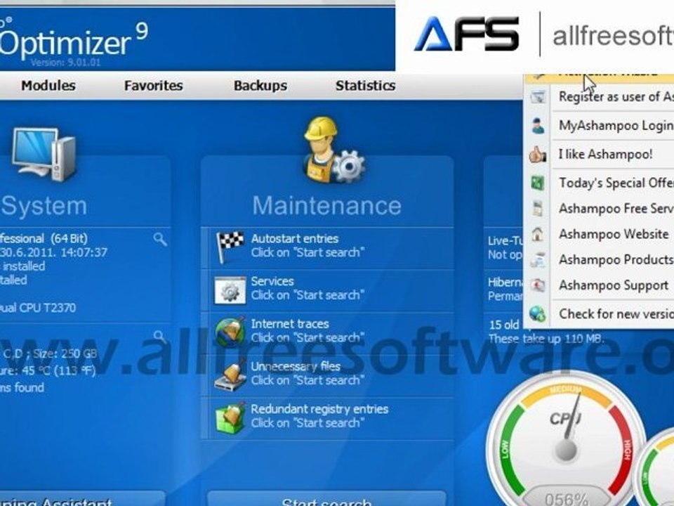 Ashampoo WinOptimizer 9 Full Version Download Registration Key