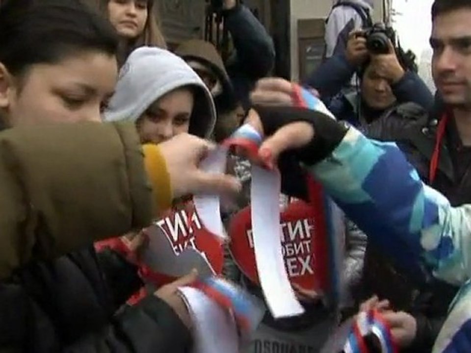 Anti-Putin protest in Russia