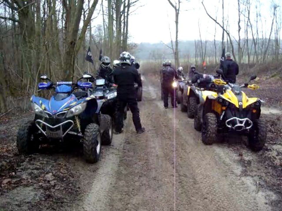 balade en quad dans l'oise