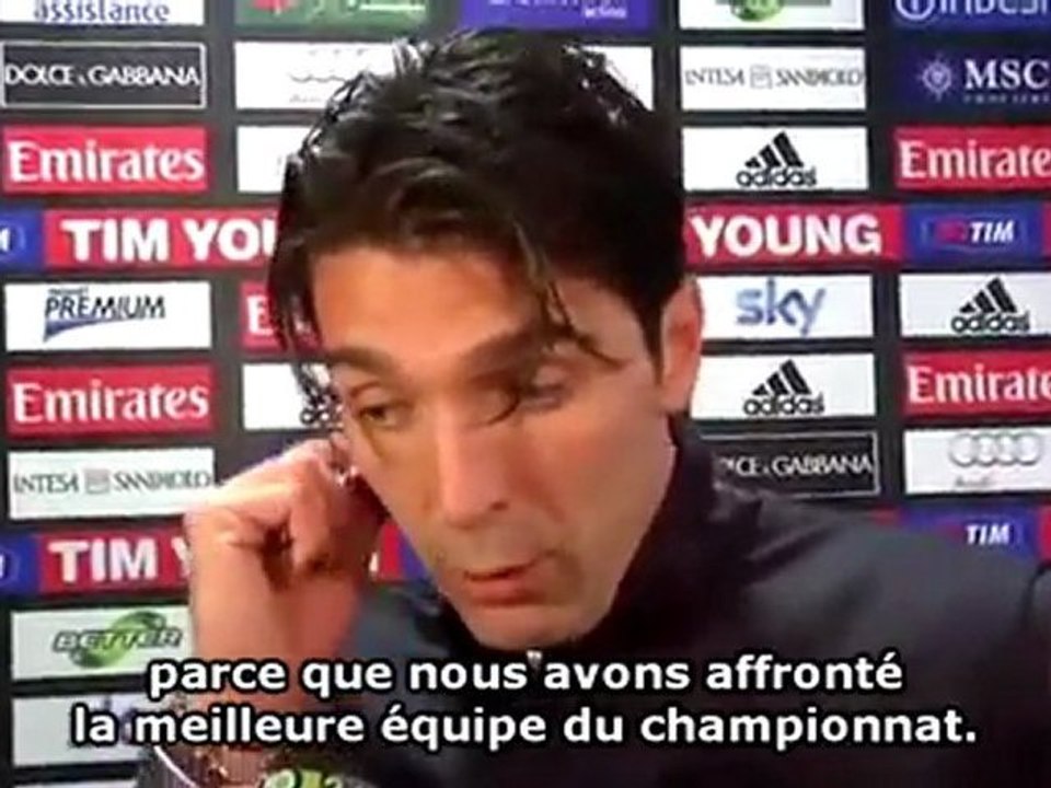 Buffon et la Juventus ont souffert