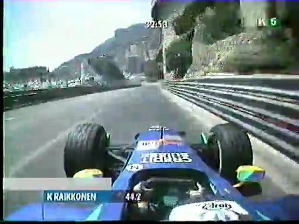 Monaco 2001 Kimi Räikkönen Qualifying onboard