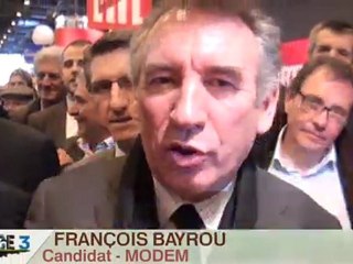 SIA 2012 : François Bayrou et le "made in France"
