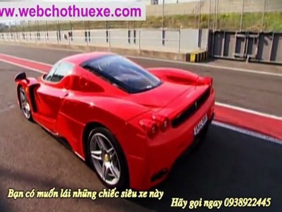 Chạy thử nghiệm siêu xe Ferrari Enzo, chiếc siêu xe mạnh nhất của Ferrari