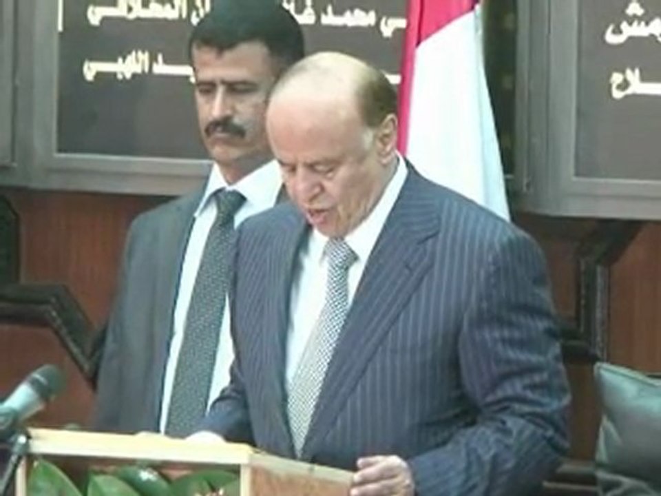 Yemen: prestation de serment du nouveau président