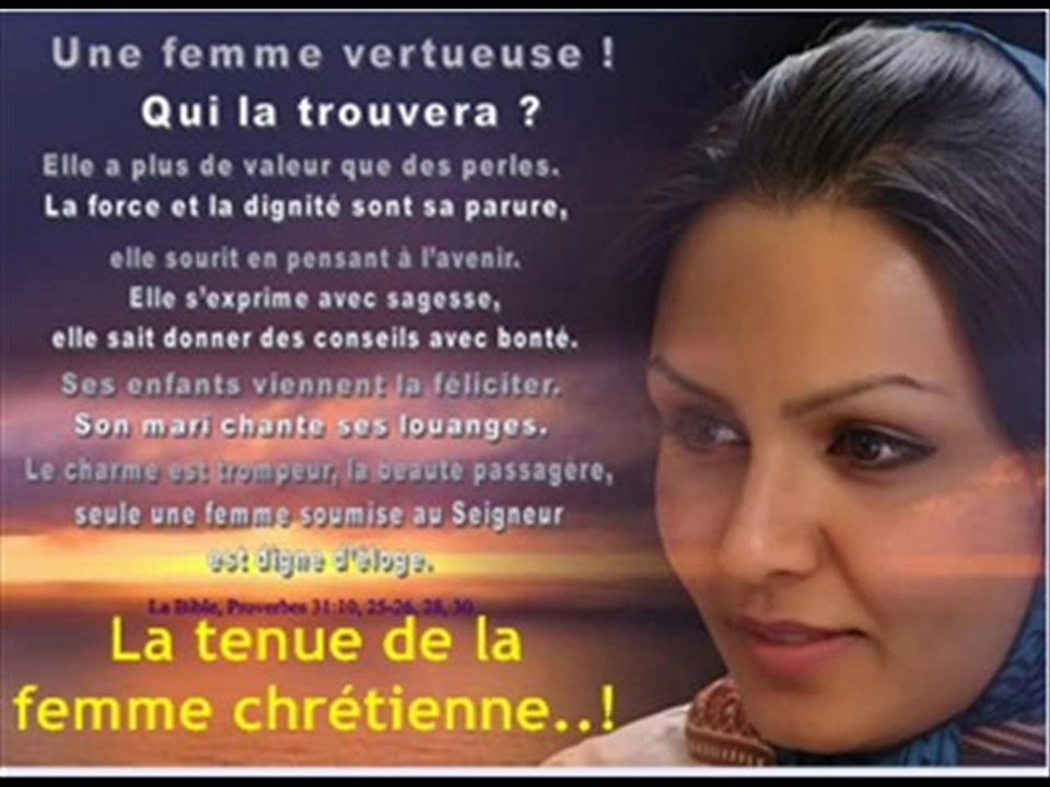 La tenue de la femme chrétienne..!