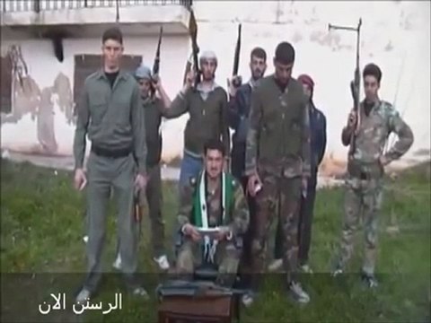 فري برس حمص الرستن انشقاق الملازم عبدالمنعم بحبوح 24 2 2012