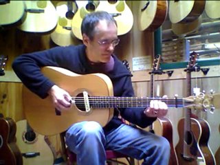 "Le Vers dans le fruit" joué sur guitare Oudenot