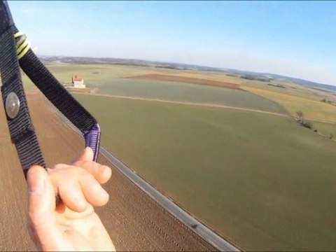 Ecole Grand Vol Paramoteur, Paris Nord, balade dans le vexin du 20 Février 2012.