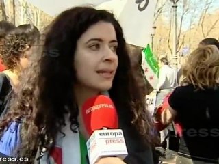 Manifestación contra la Constitución de Al Assad