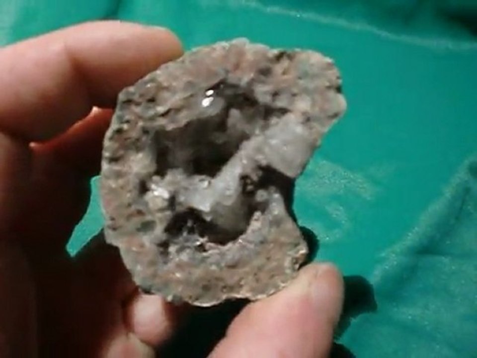 Quarzmandel vom Seebachfelsen