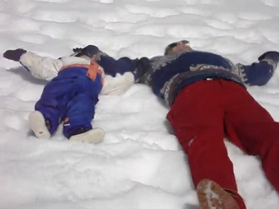 Anaël à la neige 1