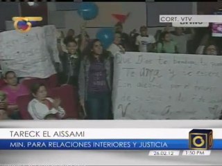 El Aissami pide perdón por los "errores y fallas" a los refugiados