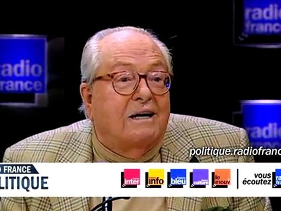 Jean-Marie Le Pen s'explique sur ses citations de Brasillach