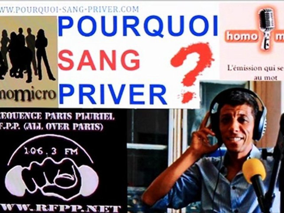 débat don du sang dans l'émission HOMOMICRO