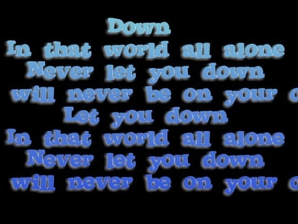 Never Let You Down - Dylan Grandjean