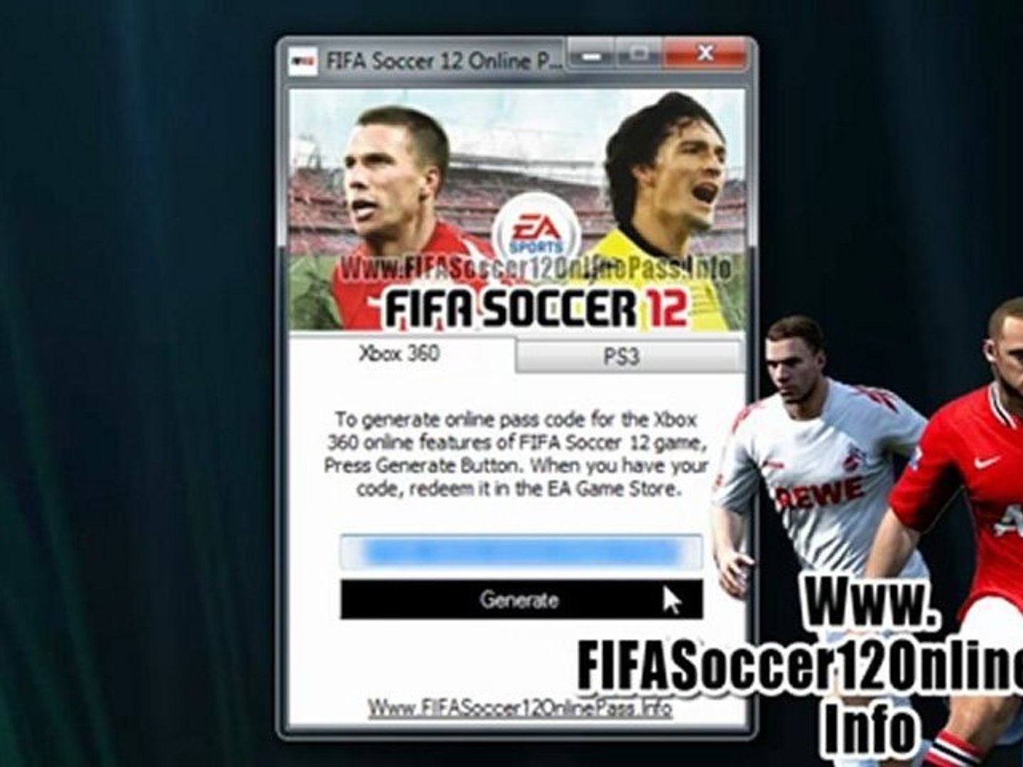 ⁣FIFA Soccer 12 Online Pass Code Unlock Tutorial - Xbox 360 - PS3